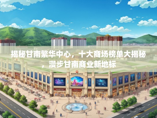 揭秘甘南繁华中心，十大商场榜单大揭秘，漫步甘南商业新地标